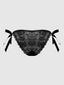 VICTORIA LACE DROP OFF TIE SIDE BIKINI BLACK / S
