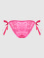 VICTORIA LACE DROP OFF TIE SIDE BIKINI PINK DRAGON / S
