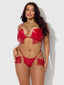 PHOENIX 2 PIECE BRA SET CRIMSON RED / S