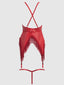 PHOENIX CHEMISE SET CRIMSON RED / S