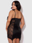 MADELINE SATIN & LACE CHEMISE & G-STRING SET