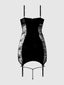 MADELINE SATIN & LACE CHEMISE & G-STRING SET