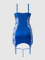 MADELINE SATIN & LACE CHEMISE & G-STRING SET