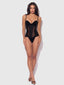 JULIET SATIN & MESH PLUNGE UNDERWIRE CORSET
