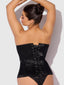 JULIET SATIN FULL BONING SCOOP NECK CORSET