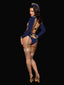 FLYING HIGH PILOT BRA TOP, HIWAIST PANTY & HAT SET