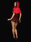 LIL RED BUSTIER, SKIRT & HOOD SET