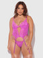 REANNA LACE & CHAIN BUSTIER & G-STRING SET