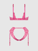 HARLOW LACE UNDERWIRE BRA & HIGH WAIST BACKLESS PANTY SET