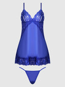 HARLOW LACE & MESH BABYDOLL & G-STRING SET