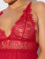 MILA EYELASH LACE & MESH BABYDOLL & G-STRING SET