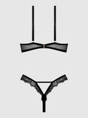 NADIA LACE & MESH CUTOUT TEDDY