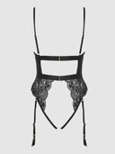 HELENA LACE & SATIN WIRELESS & OPEN BACK TEDDY