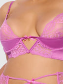 NATASHA MICRO & LACE BRA, GARTER SKIRT & G-STRING SET