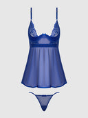 NATASHA LACE & MICRO BABYDOLL & G-STRING SET