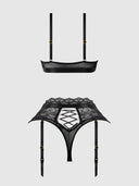 VIVIENNE LACE & MICRO BRALETTE & THONG SET
