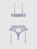 VIVIENNE LACE & MICRO BRALETTE & THONG SET