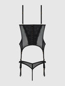 VIVIENNE LACE & MESH BUSTIER & G-STRING SET