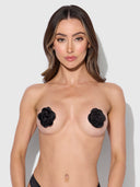 SATIN FLORAL PASTIES