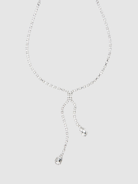 RHINESTONE DANGLE CLAMPS