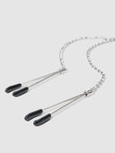 RHINESTONE DANGLE CLAMPS