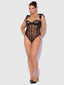 ROSALIE EMBROIDERED LACE TEDDY