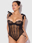 ROSALIE EMBROIDERED LACE TEDDY