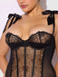 ROSALIE EMBROIDERED LACE TEDDY