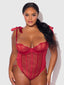 ROSALIE EMBROIDERED LACE TEDDY