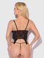 FLORA LACE BUSTIER & G-STRING SET