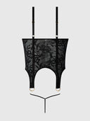FLORA LACE BUSTIER & G-STRING SET