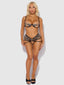 DEVON MICRO & O-RING OPEN BRA & CROTCHLESS THONG SET
