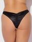 BRIGETA SATIN CROTCHLESS TANGA