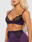 JOCELYN LACE & SATIN BRA, SKIRT & CROTCHLESS G-STRING SET