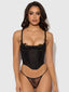 JOCELYN LACE UNDEREWIRE BUSTIER & G-STRING SET