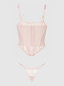 JOCELYN LACE UNDEREWIRE BUSTIER & G-STRING SET