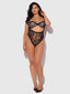 JOCELYN SATIN & LACE UNDERWIRE TEDDY