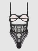 JOCELYN SATIN & LACE UNDERWIRE TEDDY