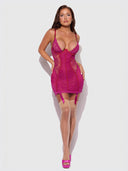 JOCELYN LACE & SATIN CHEMISE & G-STRING SET