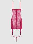 JOCELYN LACE & SATIN CHEMISE & G-STRING SET