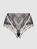 JOCELYN LACE & SATIN HIGH WAIST CHEEKY