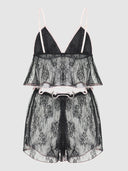 JOCELYN SATIN & LACE TRIM CAMI & SHORT SET