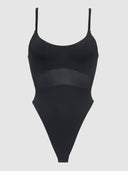 KATRINA MICRO & MESH HIGH HIP SHAPING BODYSUIT