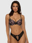 SAVANNAH LACE PUSH UP PLUNGE BRA & TANGA SET