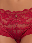 BELLA LACE CROTCHLESS CHEEKY