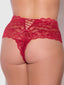 BELLA LACE CROTCHLESS CHEEKY