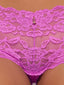 BELLA LACE CROTCHLESS CHEEKY