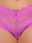 BELLA LACE CROTCHLESS CHEEKY