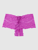 BELLA LACE CROTCHLESS CHEEKY