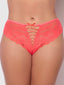 BELLA LACE UP FRONT LACE TANGA